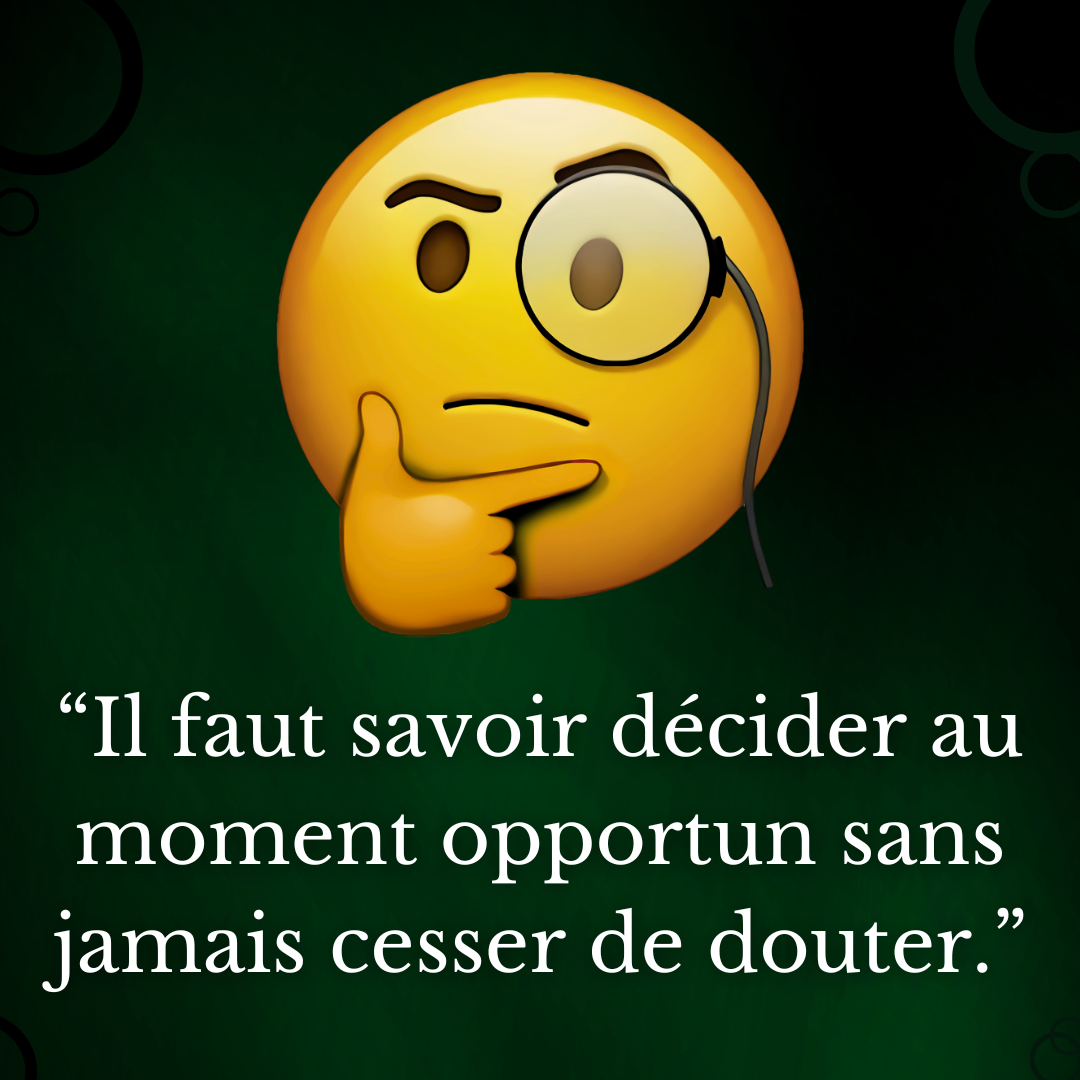 Post Instagram pour article Medium "Le doute comme vertu"