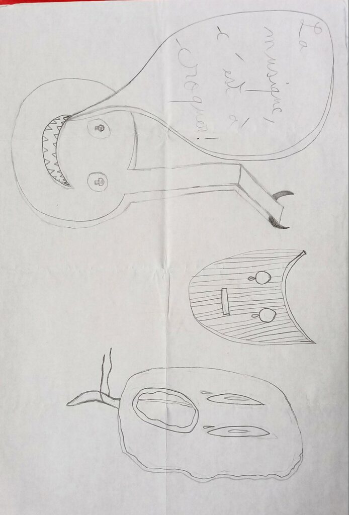 Dessins de Corentin GEORGES (collège) - Petits monstres 2