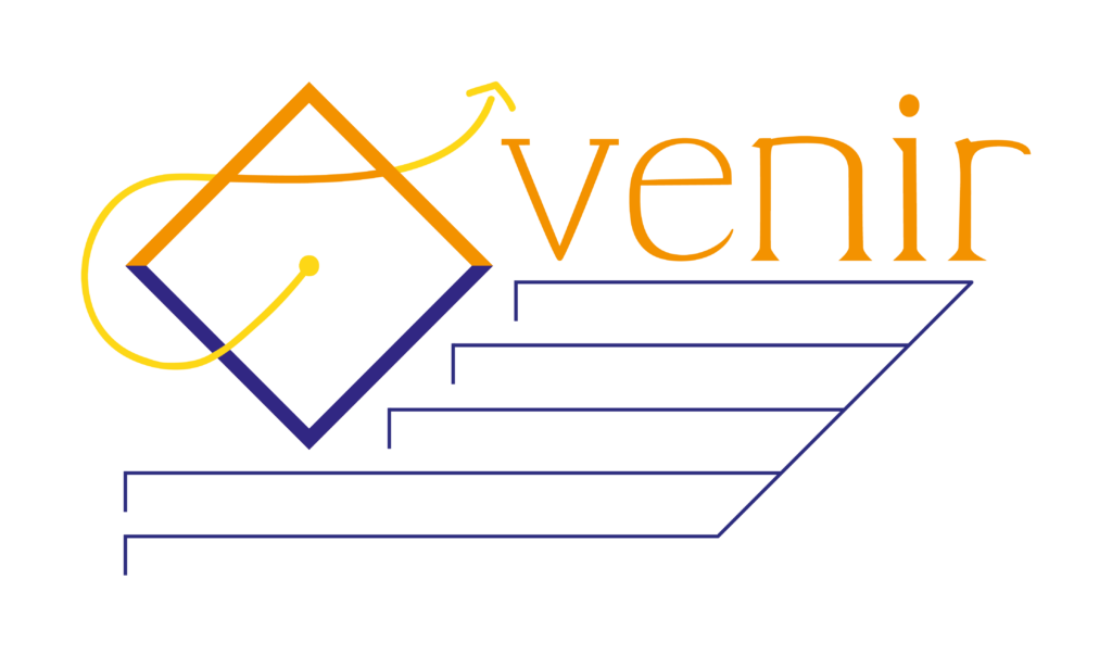 Logo Avenir (entreprise fictive de cours particuliers) avec respect de l'espace vital