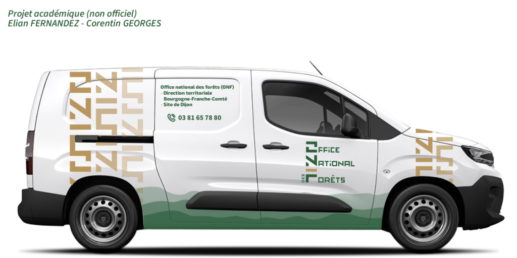 Flocage véhicule utilitaire ONF