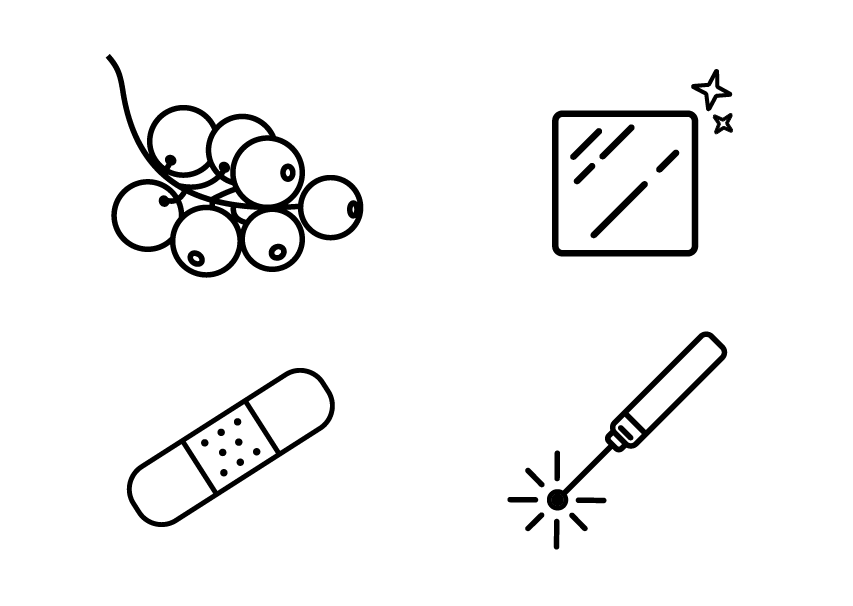 Quelques icons PROMUT créées par Corentin GEORGES